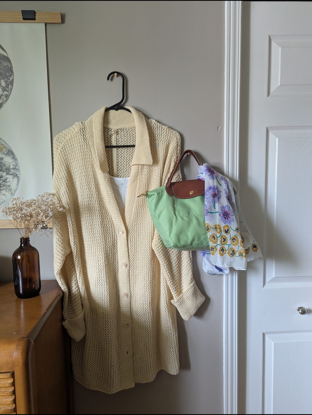 Butter Yellow Knit Cardigan